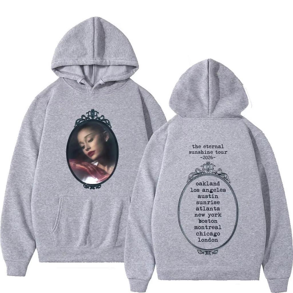 Ariana Grande The Eternal Sunshine Tour 2026 Print Hoodies Men Women Vintage Pullover Autumn and Winter Vintage Printed Sweatshirt