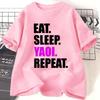 2026 Summer Unisexs Letter Printed Casual Round Neck Tshirt Unisex Street 100 Pure Cotton Soft Breathable Short Sleeved Shirt