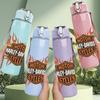 1 ud. Botella de agua deportiva Harley Davidson Llama 750ml tapa con pajita a prueba de fugas exterior oficina hogar