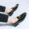 Herren Slipper Kleid Formell Schwarz Business Casual Schuhe Lila Grün Slipper Smoking Hochzeitsschuhe Übergröße