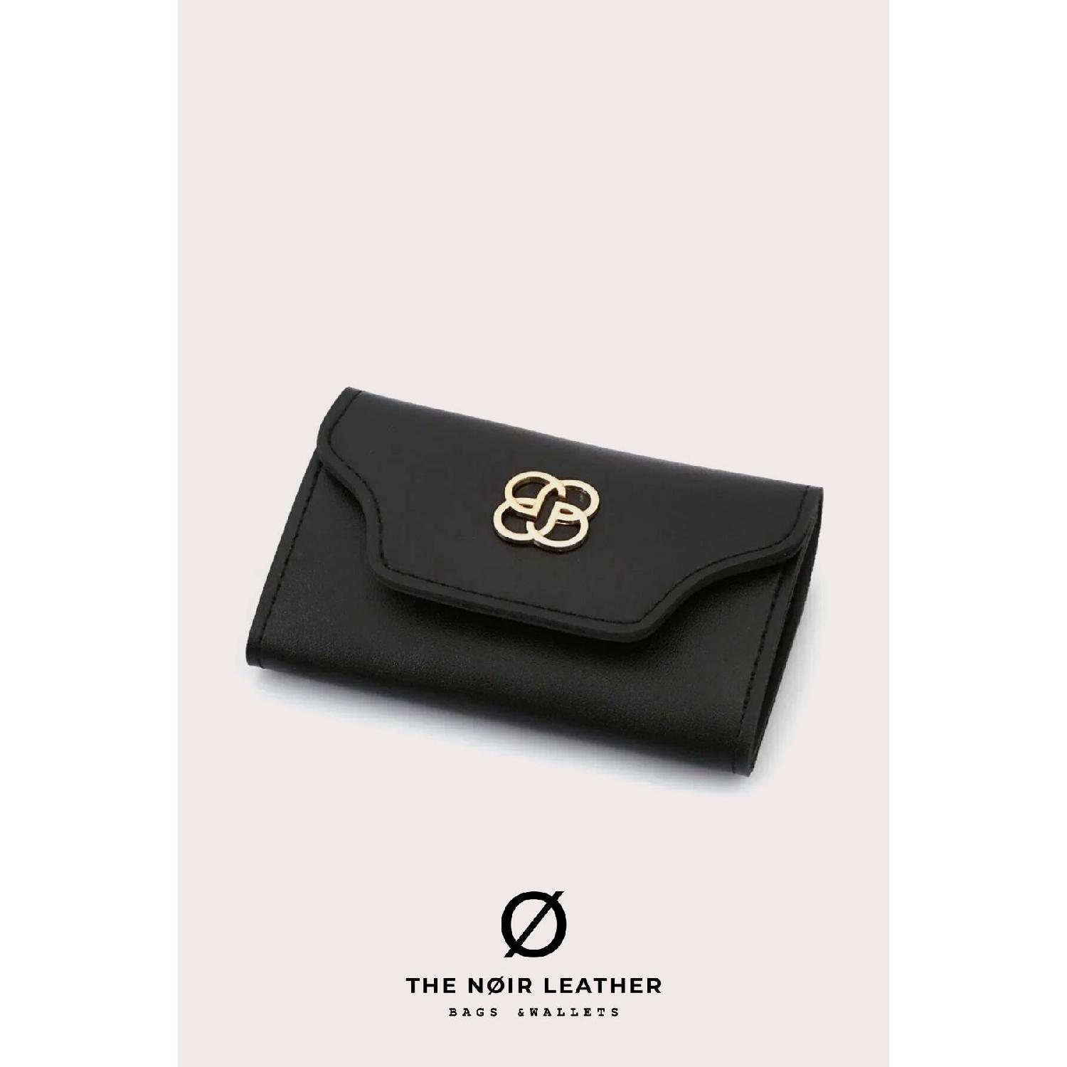 

Eliya Black Accordion Card Holder чорний