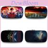 Stranger Things Kids Pencil Bag With Durable Nylon For School And Travel Use