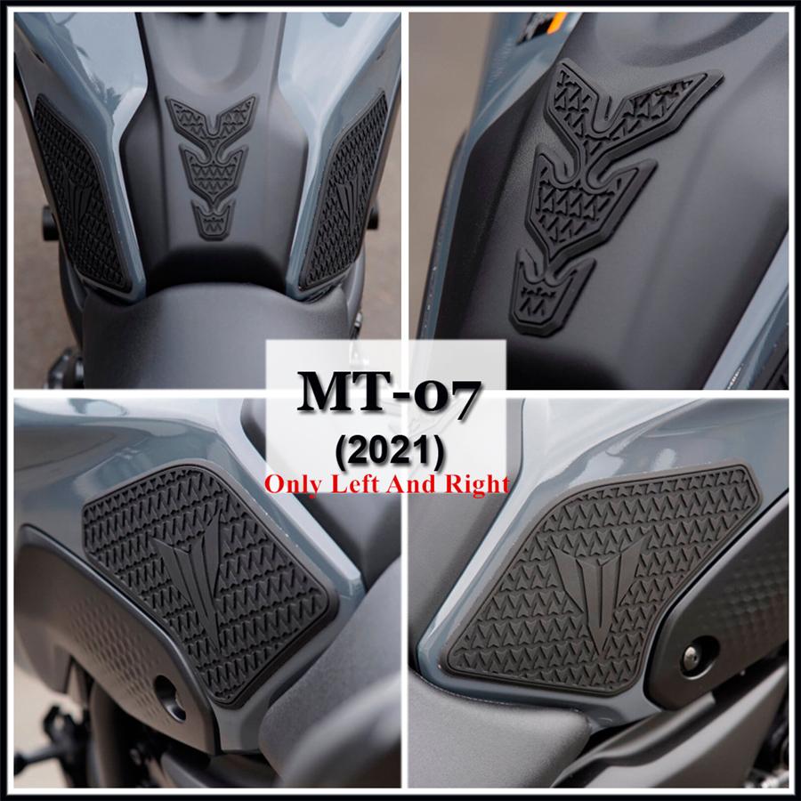 For Yamaha MT 07 MT07 MT-07 2021 Side Fuel Tank Pads Decal Stickers Protector
