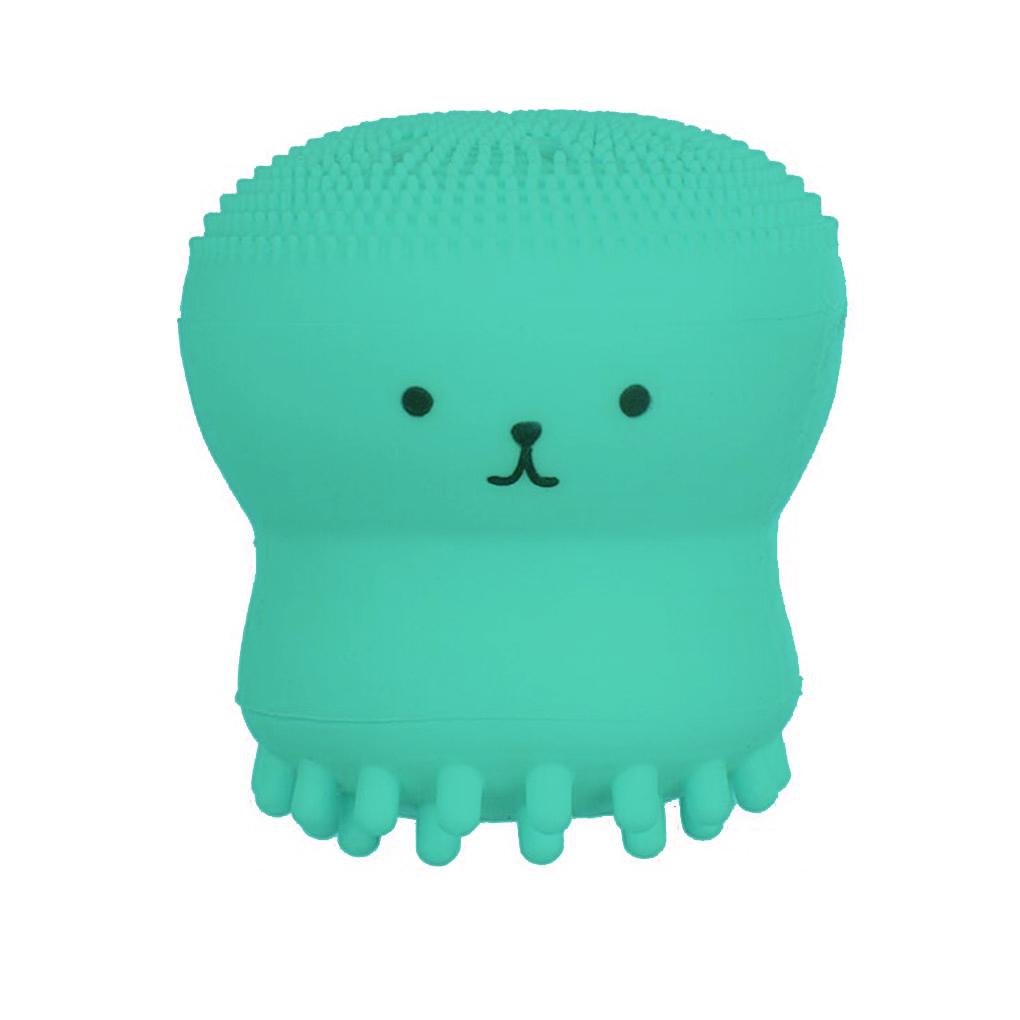 

Face Wash Brushes Silicone Small Octopus Jellyfish Cleansing Massage Multifunctional Deep Pore Washing Scrub Exfoliator