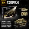 1559PCS Panzer VI Ausf.E Tiger S33 Army Series Armored Vehicle Toy Building Blocks Model, A Collection Item For Military Enthusi