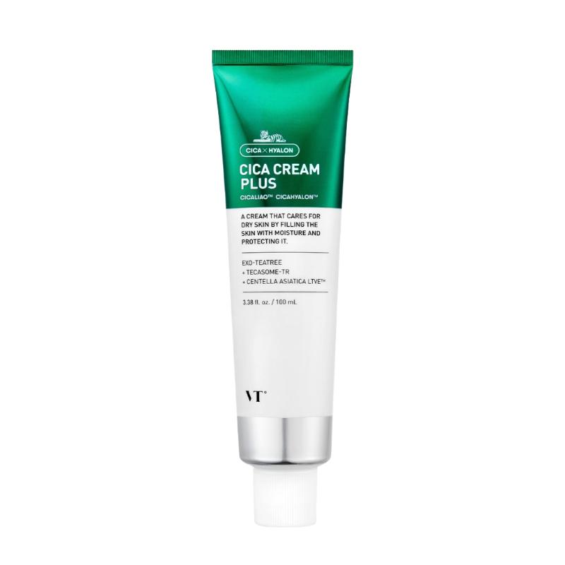 VT Cosmetics Cica Cream Plus Soothing Hydrating Skin Barrier Repair Moisturizer 100ml