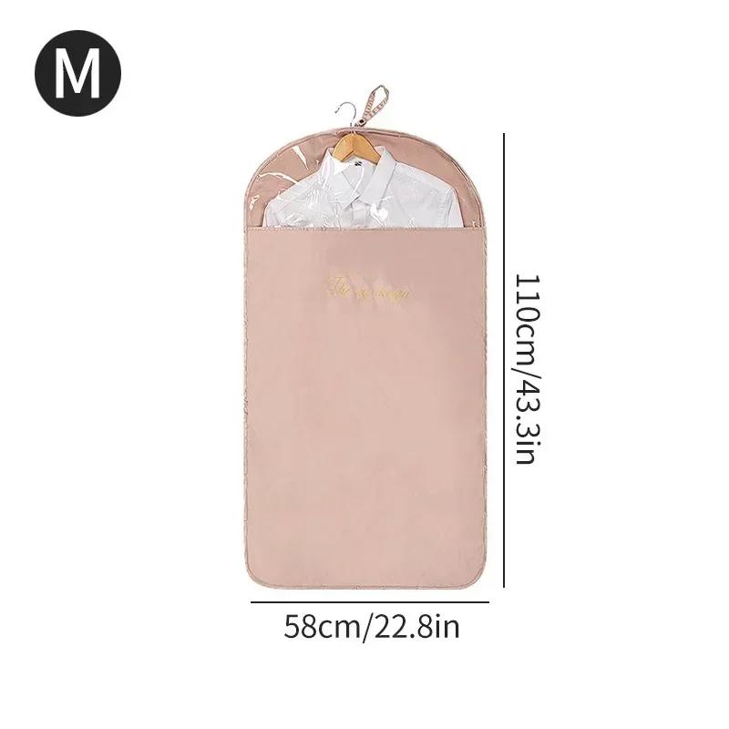 Satynowy Pokrowiec na Ubrania Pokrowiec Wiszący na Sukienkę Ochraniacz na Garnitur Płaszcz Torba do Przechowywania w Szafie Satynowy Pyłoszczelny Organizer na Odzież Sukienkę