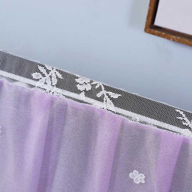 Universal 55-Inch Curved LCD TV Dust Cover with Lace Trim