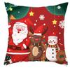 New Santa Claus Pillowcase Cute Christmas Home Cushion Cover Cute Cartoon Pillow