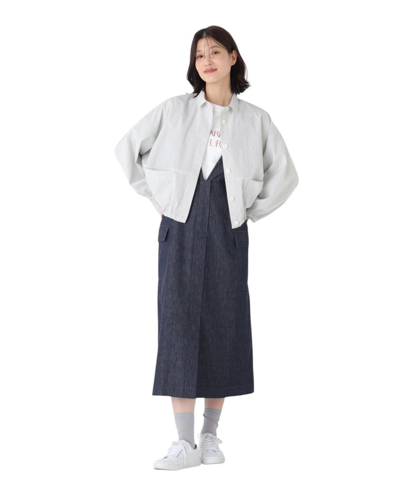 Jumper Lightweight Denim M [Human Woman] Dress, / Women's / 077-6140404 120_Navy