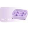 Slow Feeding Pet Bowl Anti-Choking Design Spill-proof Deep Pet Food Dish Square Pet Slow Down Eating Bowl