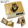 Fortnite Game Embossed Leather Wallet Short PU Leather Student Wallet Gaming Gift 1pcs