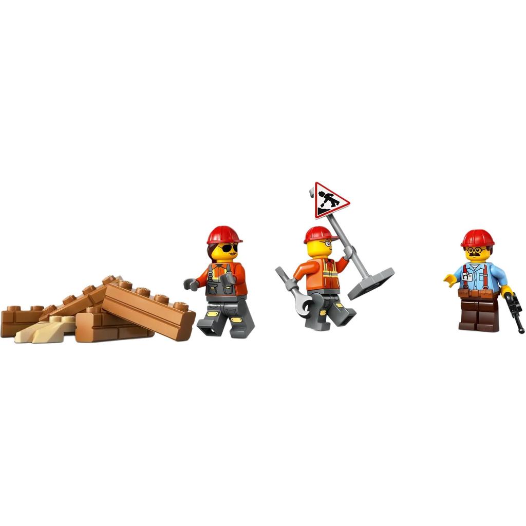 LEGO City Yellow Bulldozers With Front Loaders, Educational Building Blocks Building Blocks 682pcs 3 60466 60466