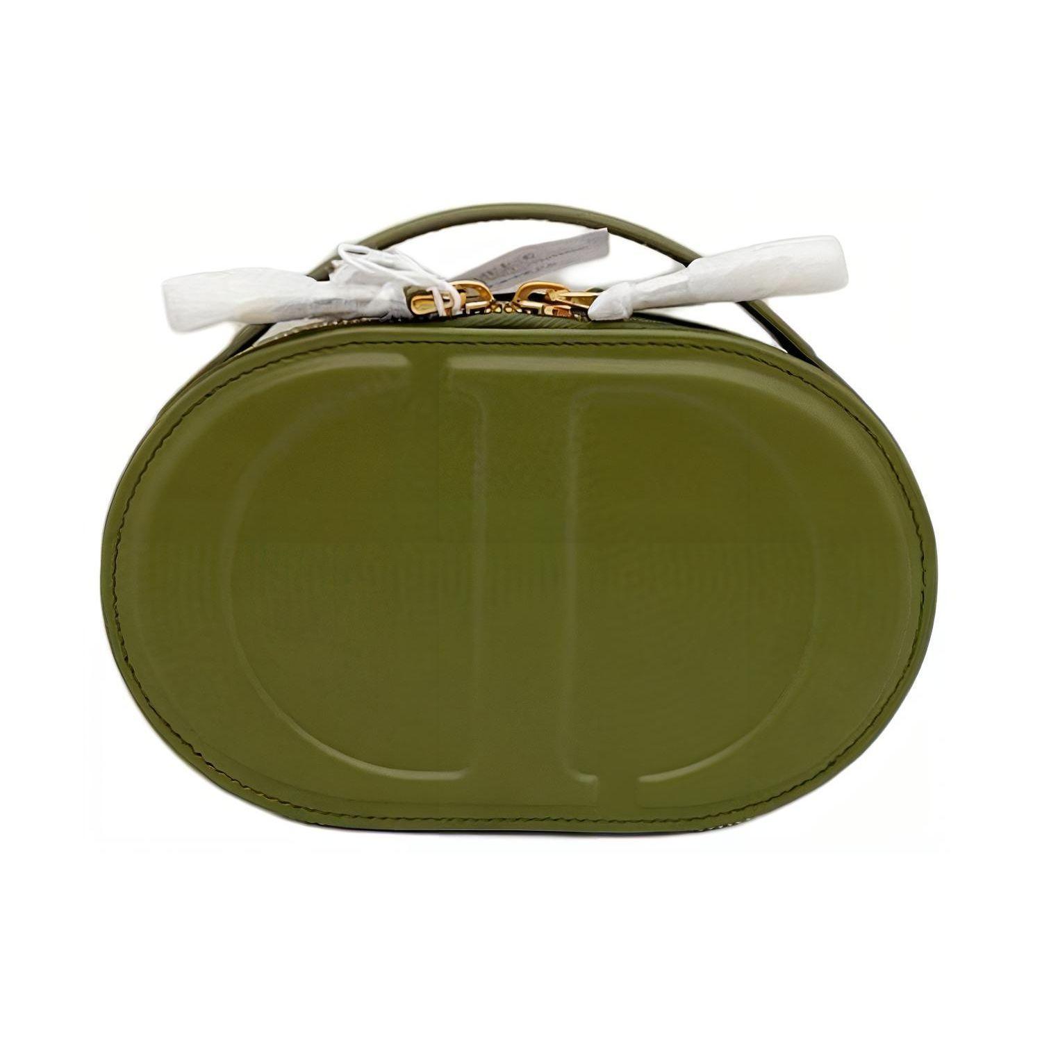 

Dior CD Signature Removable Adjustable Shoulder Strap Embossed Logo Leather Crossbody Bag Women bags Green S2201UMFV-78HU Basic Set (Bag+Dust Bag)