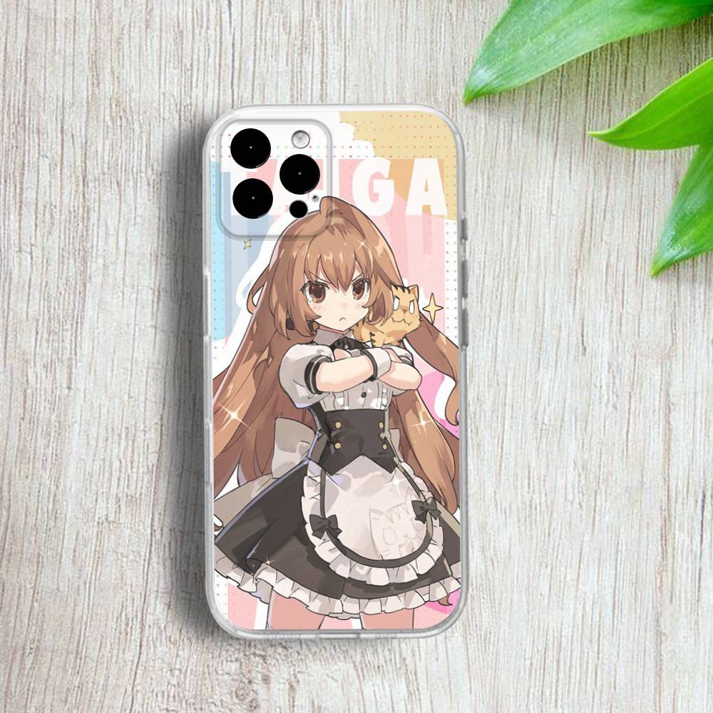 T-Taiga T-Toradora Aisaka Phone Case For iPhone 17,16,15,14,13,12,11 Pro,Max,Plus,X,XS,XR,SE4,E Mini Transparent Soft Cover