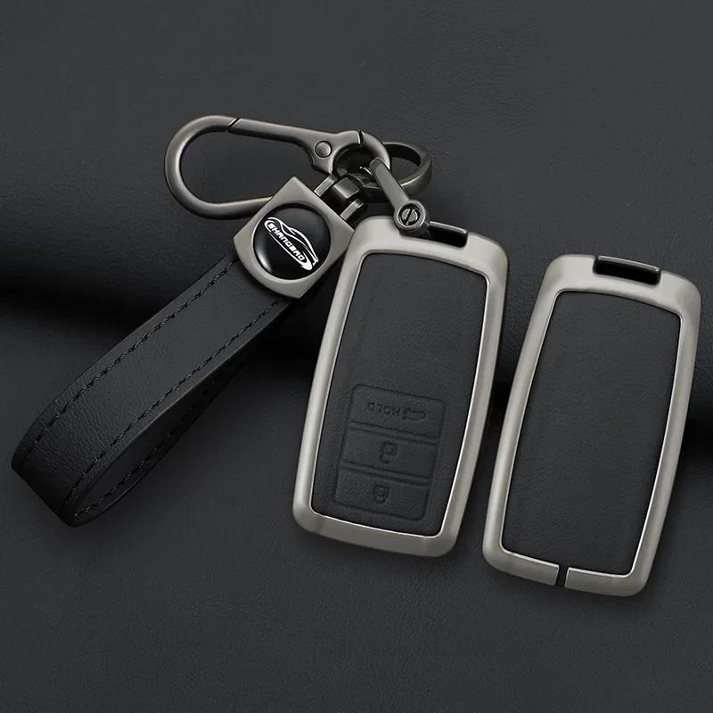 Zinc Alloy For Honda Acura RLX MDX CDX TLX-L NSX RDX Car Key Case Cover Shell Fob Holder Auto Key Chains Protector Accessories