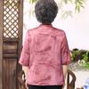 Neue Sommerbluse im chinesischen Stil für ältere Frauen