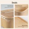 HANDUNYOU Disposable Kraft Paper Food Containers