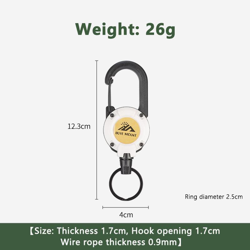 

Тактический карабин для кемпинга на открытом воздухе с легкой защелкой, выдвижной карабин, стальной трос, многофункциональный