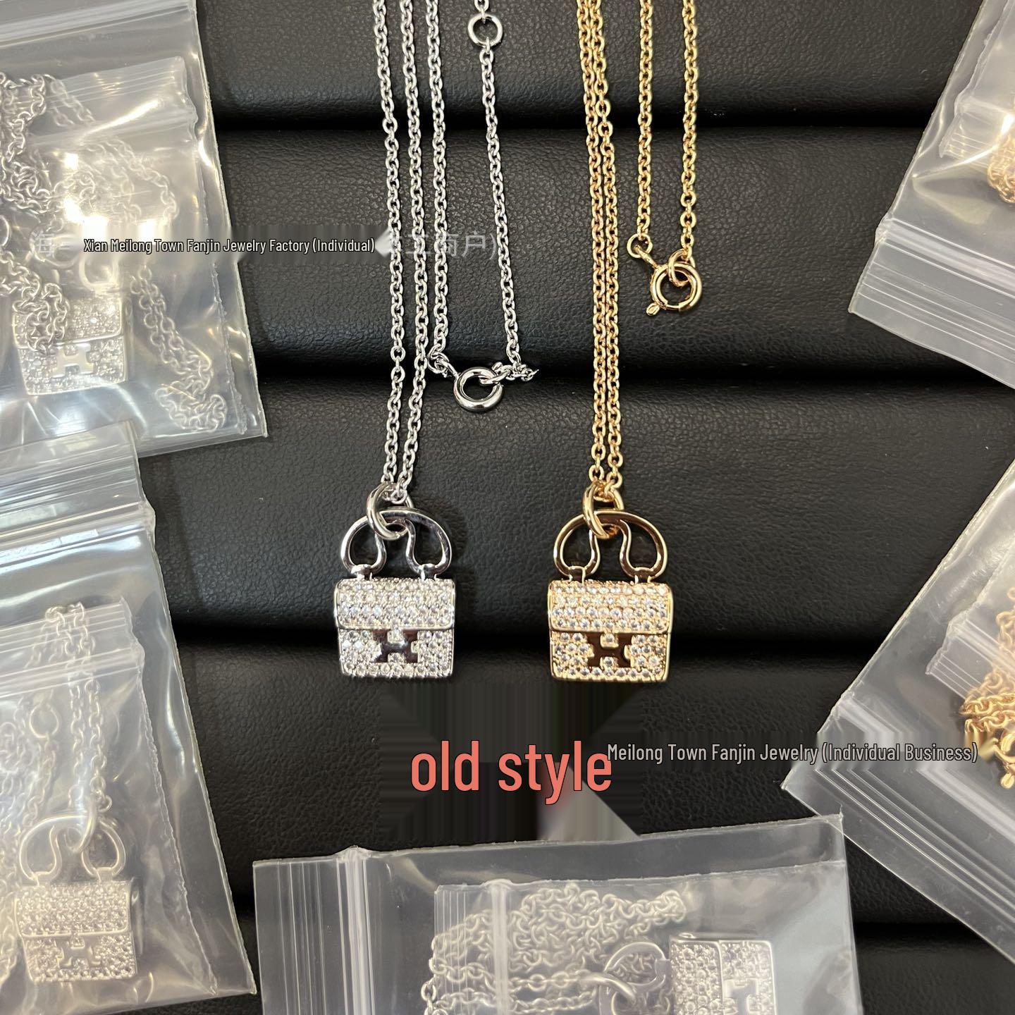 

Жіночий діамантовий гаманець-сумка Kelly з покриттям 18K рожевим золотом