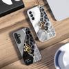 Spotted Snake Pink For Samsung Galaxy A14 4G 20 30 52 20S 21S 22 A32 33 34 42 50 51 53 54 70 71 72 73 5G Glass Phone Case