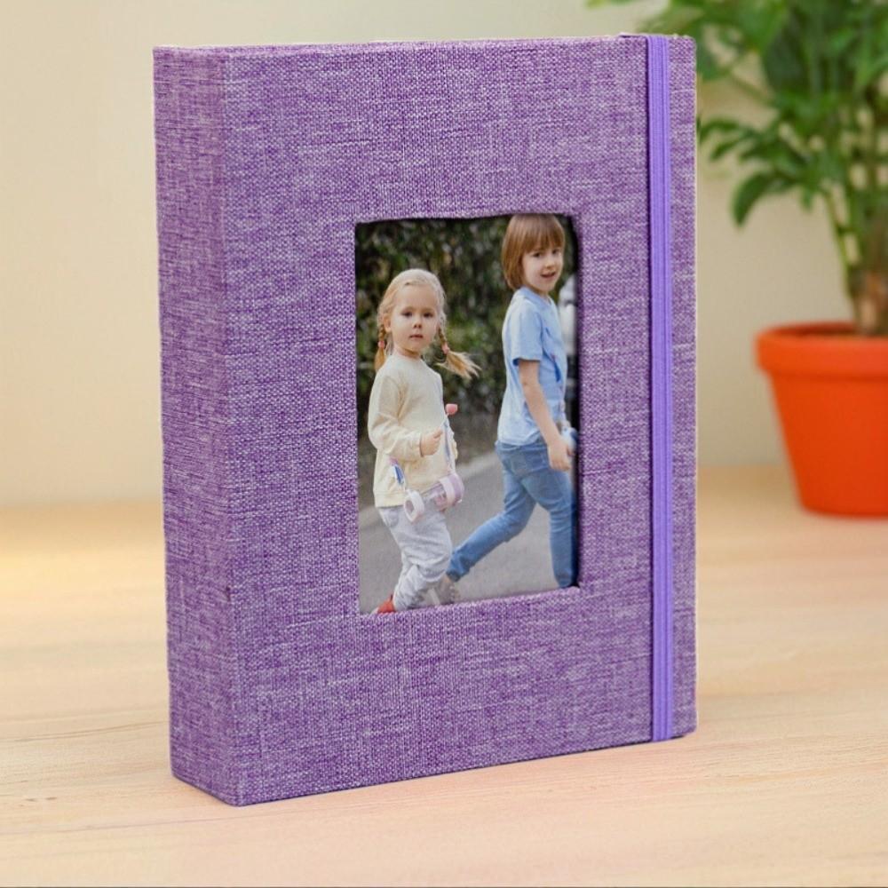 

6 Inch 52 Pockets Scrapbook Album Laminated Photo Storage New Slip-in Picture Albums Home Storage