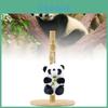 Charming Panda Plush Pendant Cuddly Stuffed Animal Keychain For All Ages