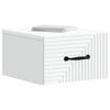 Wall Mounted Nightstand White 34.5 x 33 x 20 cm Engineered Wood