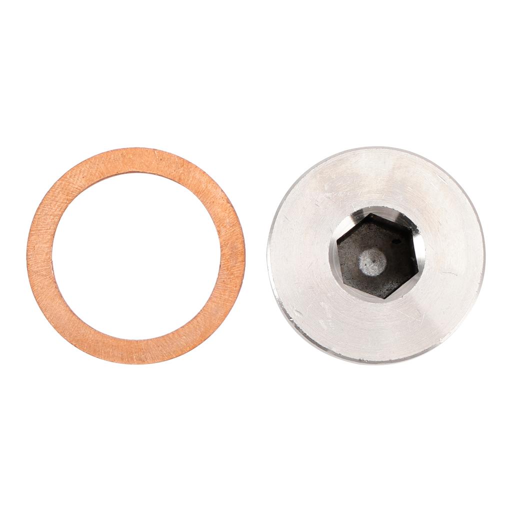 Standard M18 X 1.5 Sensor Plug Cap with Copper Washer Universal Fit Motorcycle
