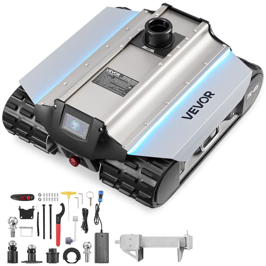 Electric Trailer Mover, 4082 Kg Max Towing Capacity, Remote-Controlled Trailer Mover with 100 M Wireless Range, Motorised Camper Trolley Kit Fits for