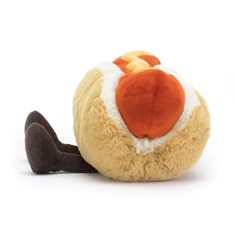 JELLYCAT Fun Food Series Fun Hot Dog Gourmet Doll Plush Doll 11cm Tall