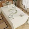 New Year'S Fresh Tablecloth Leave-In Waterproof And Oil-Proof Pvc Dining Table Tablecloth Tablecloth Cover Cloth Coffee Table Tablecloth