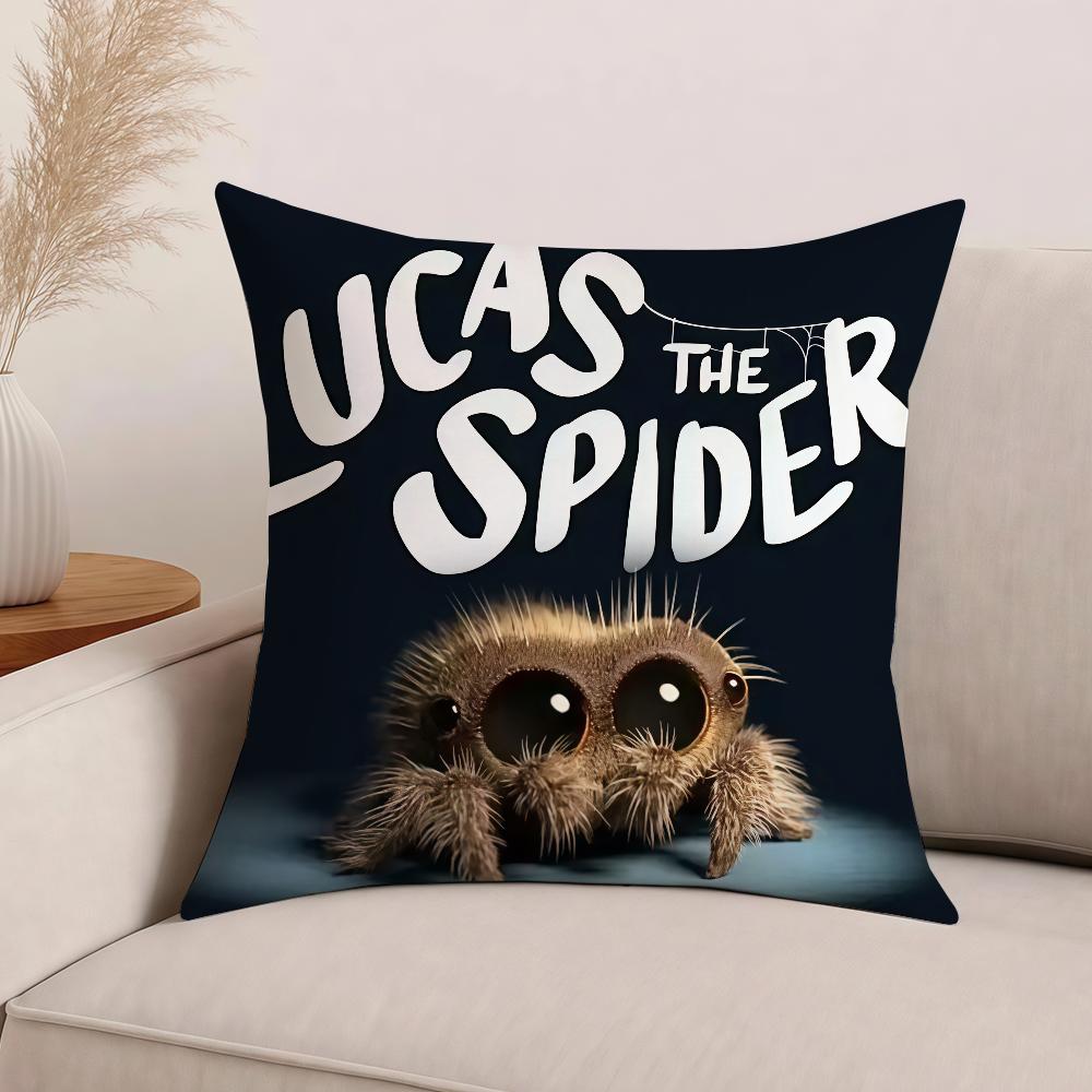 Cartoon L-Lucas Die S-Spinne Kissenbezug Büro Kissen Geeignet für Sofa Auto Schlafzimmer Dekorative Kissenhülle
