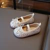 Baby Girls Summer Kids Princess Sandals Casual Lightweight Fashion Sequins Elegant Soft Party Bow Flat Children Walking Shoes