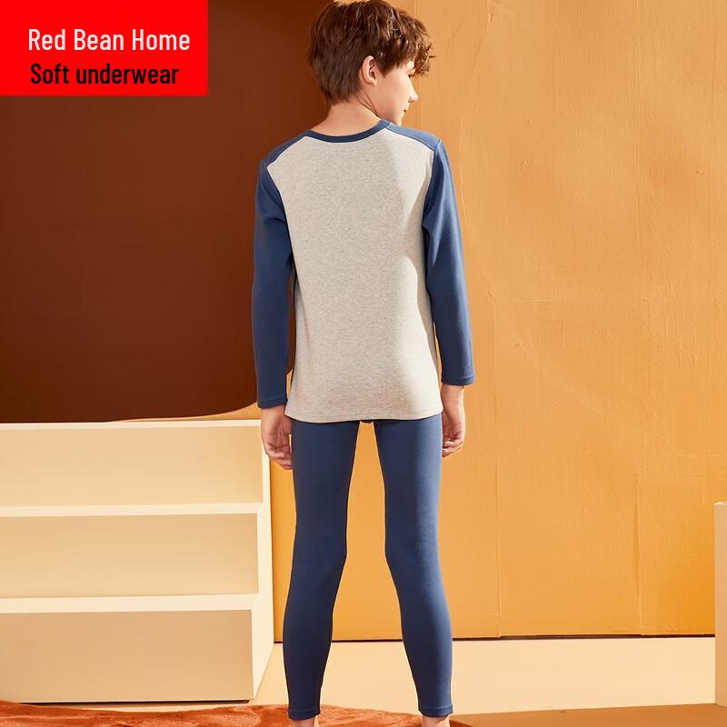 Hodohome Boys' Cotton Blend Thermal Underwear Set