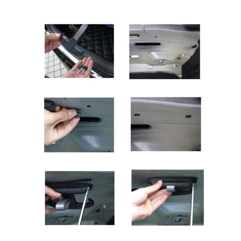 Car Purse Holder Hook, Car Rear Trunk Hook for Purses and Bags,HiddenPlastic Hook Hangers for Car Handbag