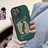 Colorful Abstract Tiger, Leopard, Snake, Tropical Jungle Phone Case For IPhone 16 15 14 11 12 13 Pro Max Plus Back Leather Shell