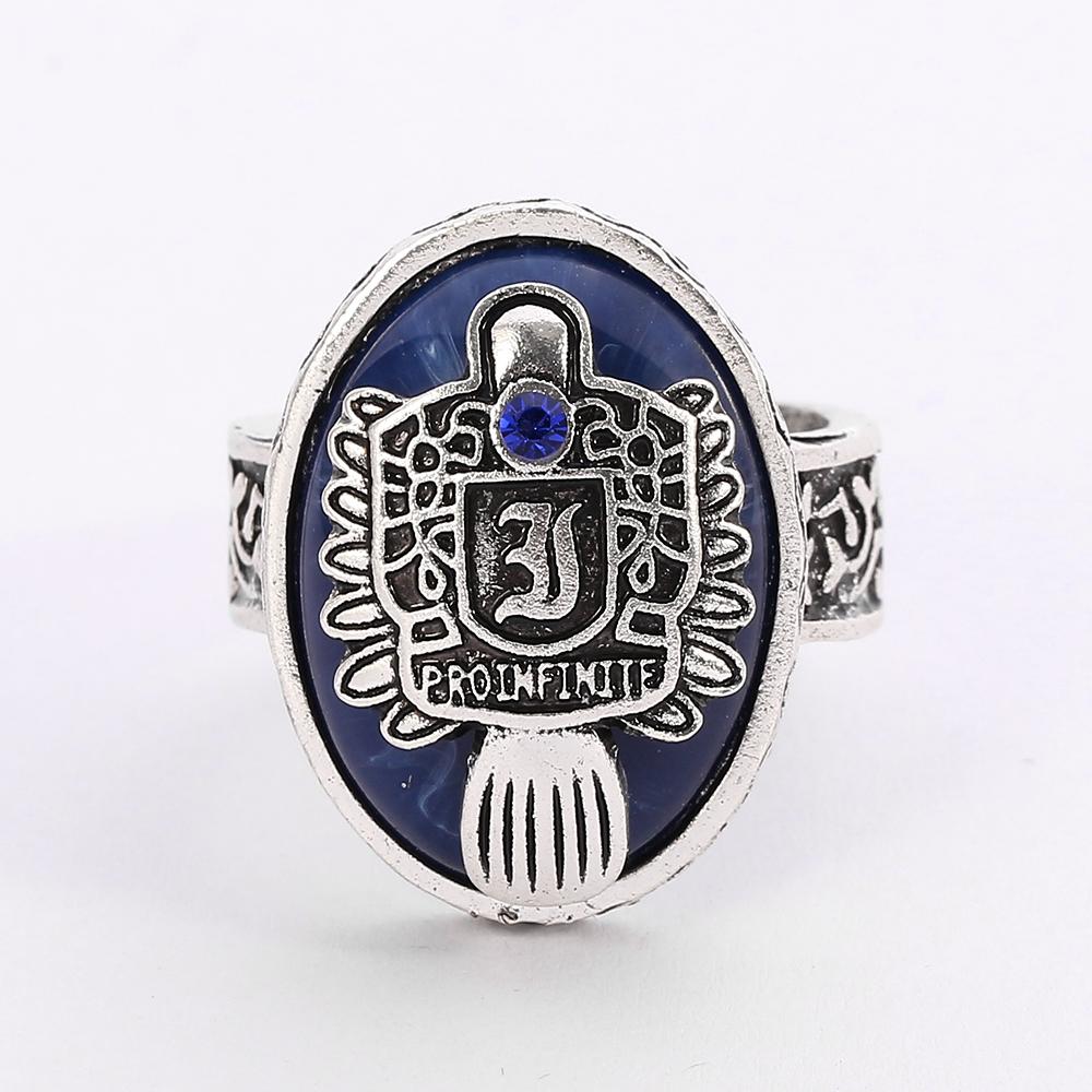 The Vampire Diaries A-Z 26 Písmen Prsten Pro Ženy A Muže Abecední Iniciály Gotické Šperky Salvatore Damon Znovuzrozený Denní Světlo Prsten