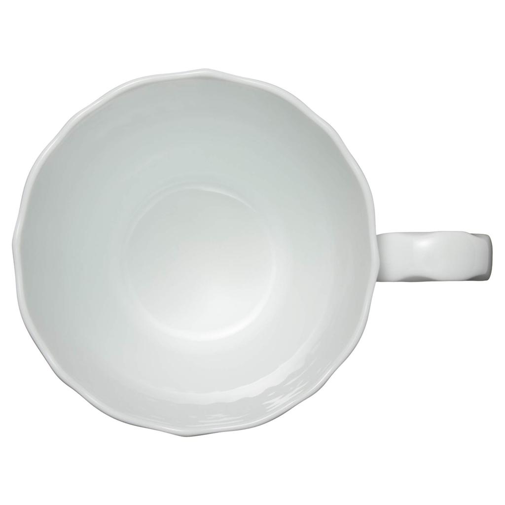 Noritake Cher Microwave and Dishwasher Fine Porcelain Mug, 420cc, Blanc, Safe, (Premium White), T94857/1655