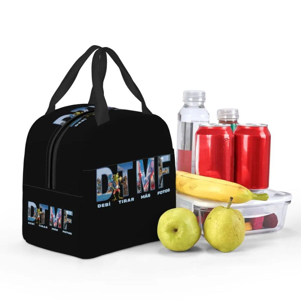Bads Bunnys Debi Tirar Mas Fotos DTMF Insulated Lunch Bag for Kids School Cooler Thermal Food Box Tote Portable