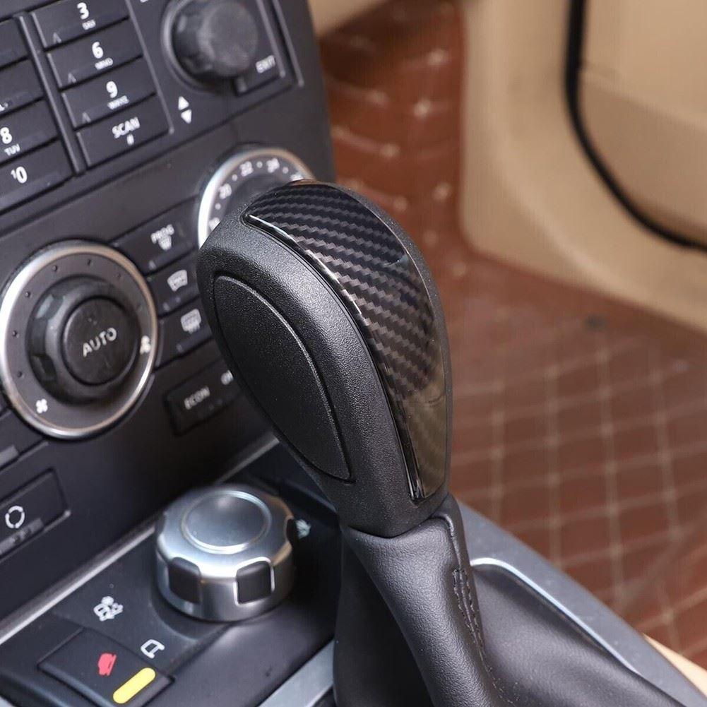 Gear Knob Head Cover Decorative Trim Stickers Carbon Fiber for Freelander