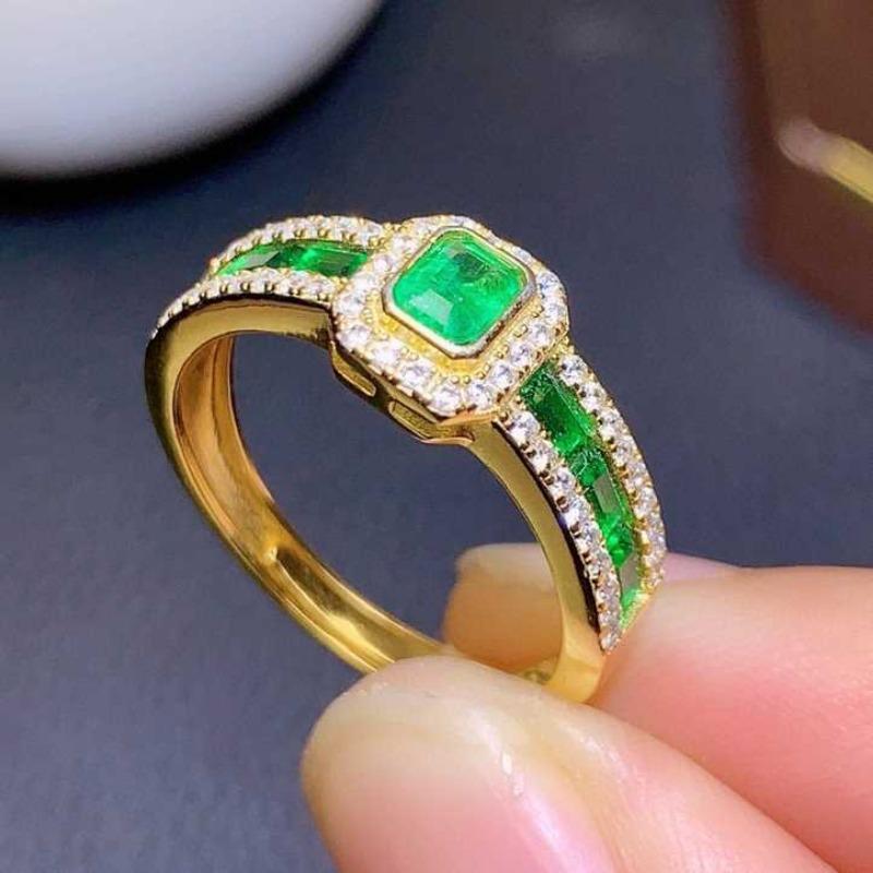 Sace Gems Bague classique en alliage de cuivre et Zircon, bijoux pour dames, cadeau de fête de promesse de mariage