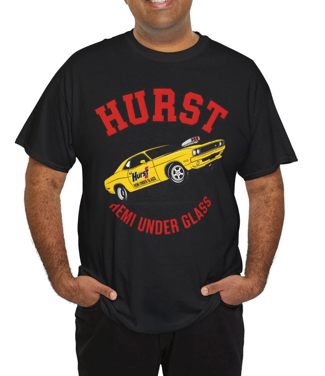 Men s and Women s T-shirts Hurst HEMI UNDER GLASS Classic Design Mens & Youth T shirt Mopar NHRA Drag Race XL