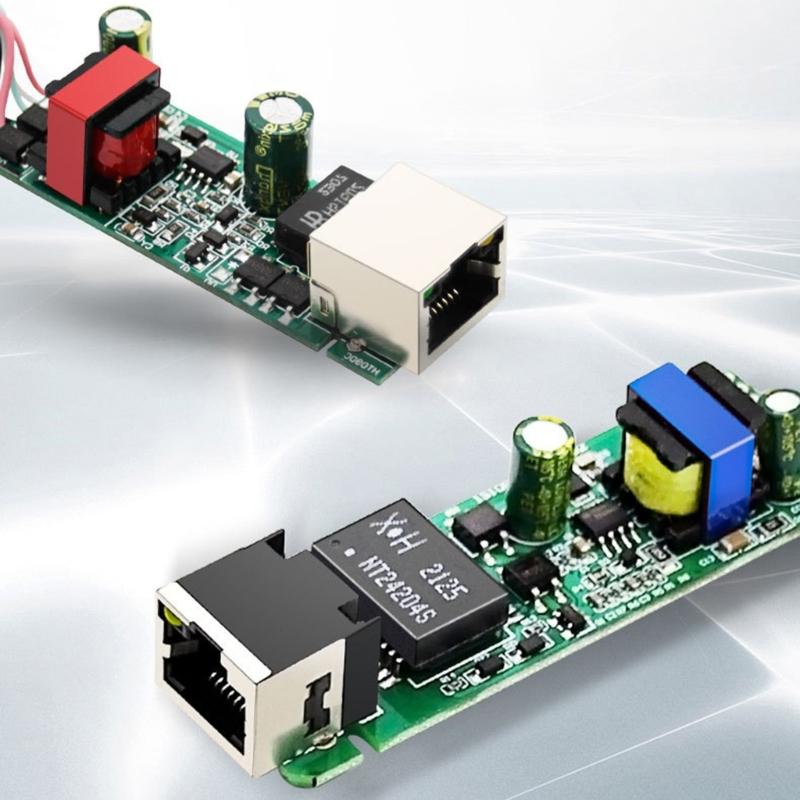 Kleiner PoE-Splitter USB C 5V Aktiver PoE-zu-USB-Adapter, 48V Eingang zu 5V Ausgang für Überwachungskameras