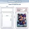 Spielkartenhalter, Schutzhüllen für bewertete Sammelkarten, Hartplastik, Etikettenhalter, Positionspassung, Display-Slab, Baseball, Sport, Yugioh, Standard