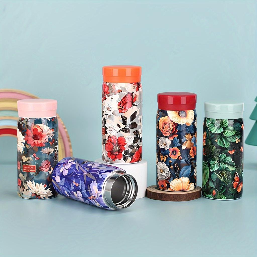 200ML Liten Bärbar 304 Rostfritt Stål Rese Dricksvattenflaska Mini Termosflaska Termosar Kaffe Vakuumflaskor Mugg