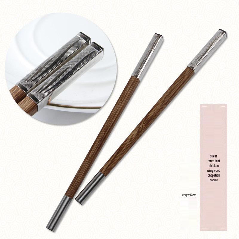 Customizable Alloy Chopsticks with Replaceable Heads and Disposable Tips