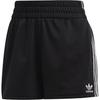 Adidas Originals Hot Girl Series 3 Stripes Shorts Small Logo Women Shorts Black FM2610