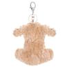 Apricot Lamb Flower Puppy Cute Soft Keychain Plush Toy, Perfect for Boys and Girls, Fits Kids Backpacks and Purses, 10cm