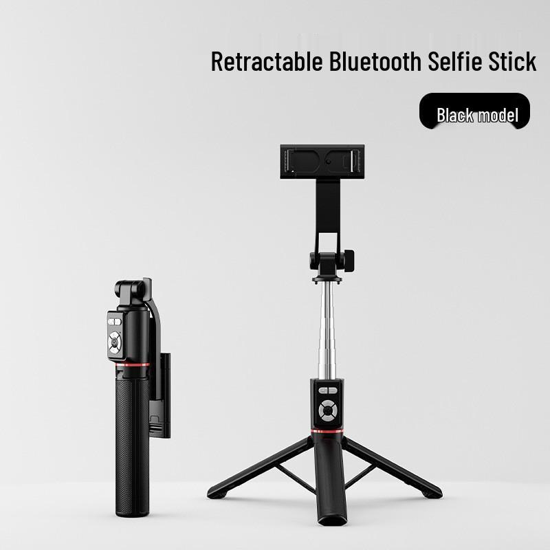 Portable Bluetooth Selfie Stick with Fill Light and Tripod